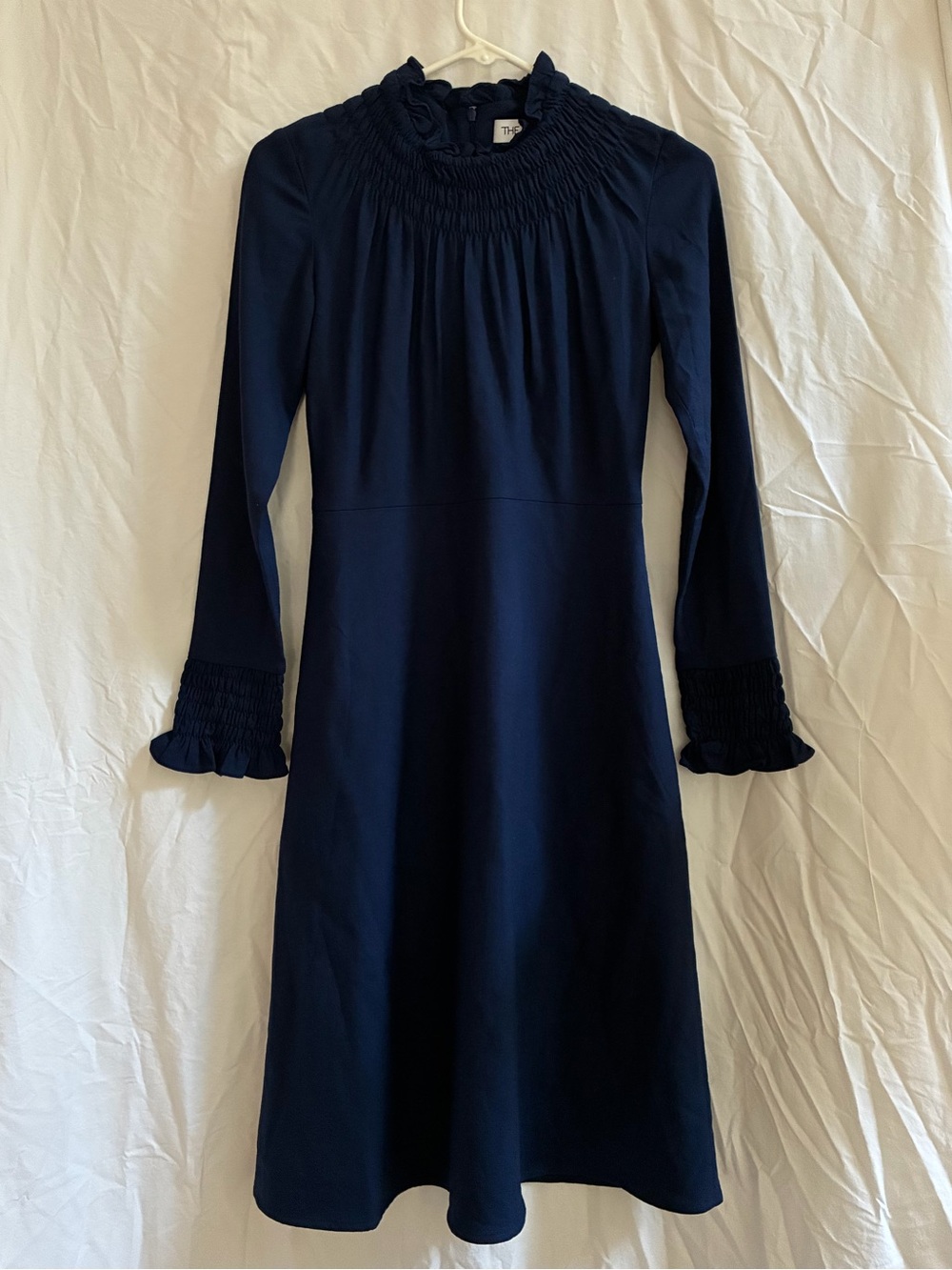 The Fold Navy Long Sleeve Dress